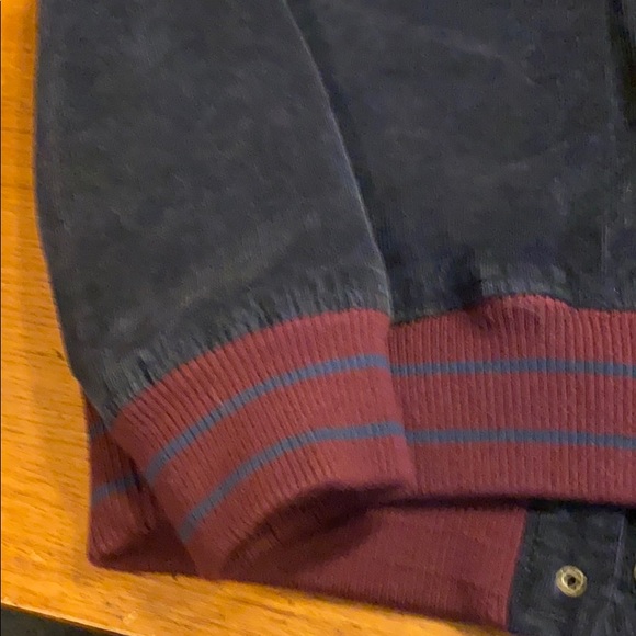 We the free blue and burgundy corduroy jacket - Picture 9 of 10